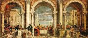  Paolo  Veronese Feast in the House of Levi oil painting reproduction
